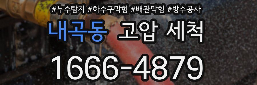 내곡동 고압 세척