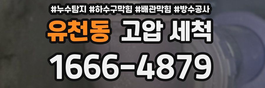 유천동 고압 세척