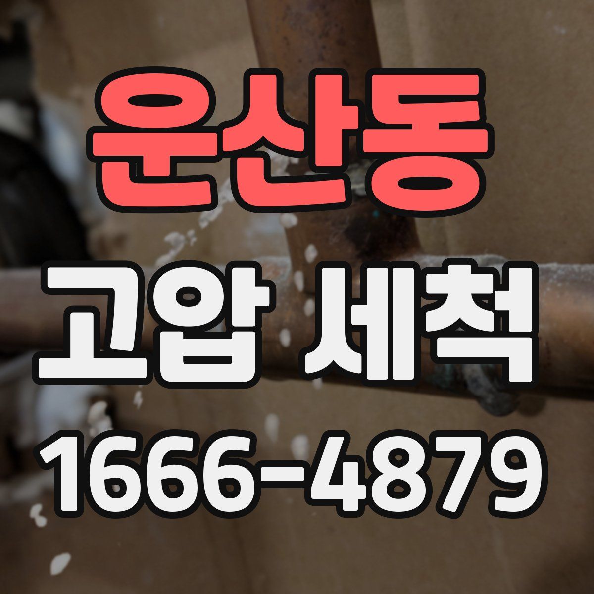 운산동 고압 세척