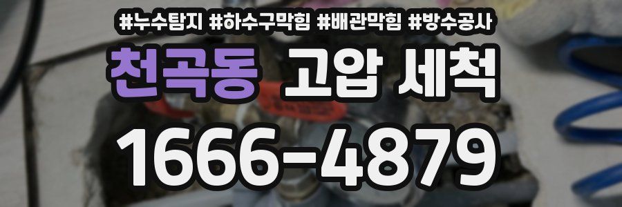 천곡동 고압 세척