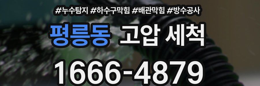 평릉동 고압 세척