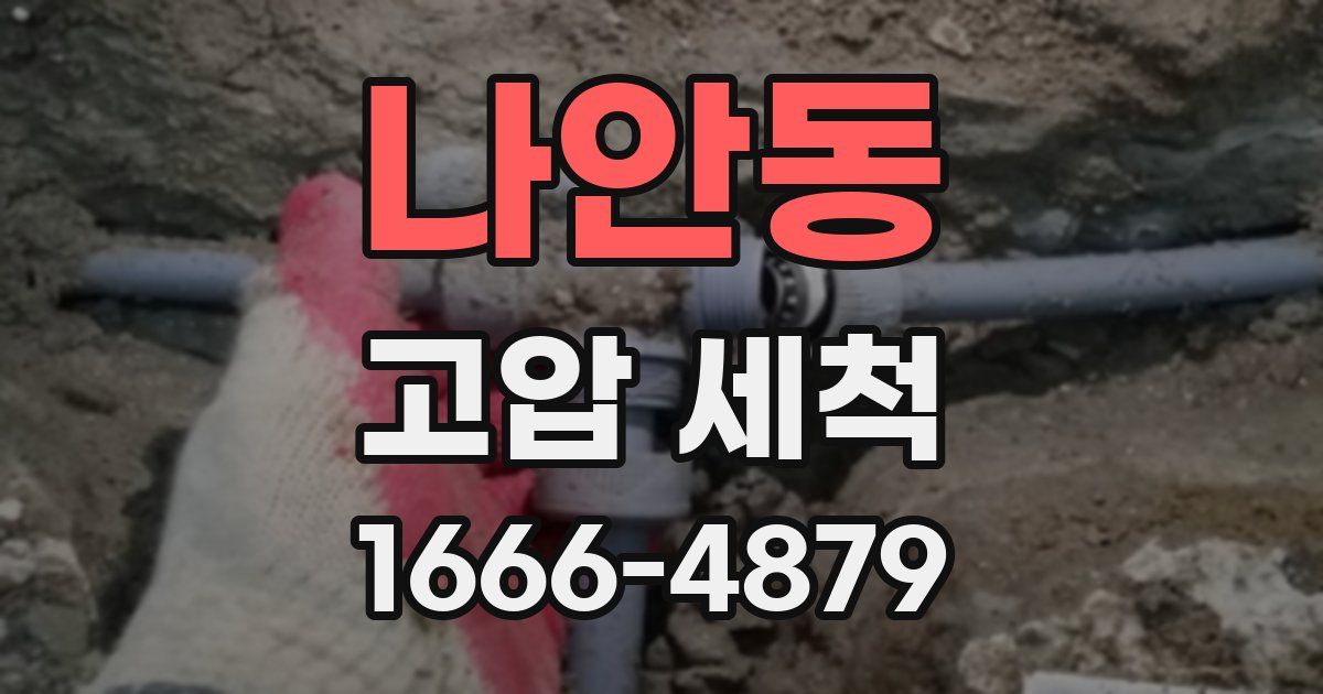 나안동 고압 세척