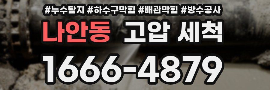 나안동 고압 세척