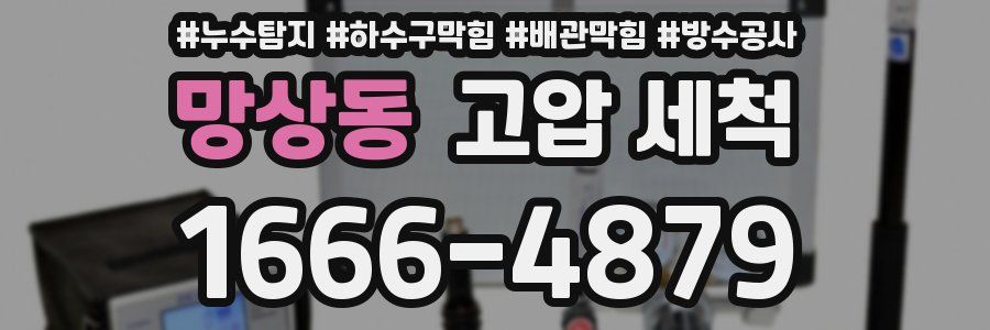 망상동 고압 세척