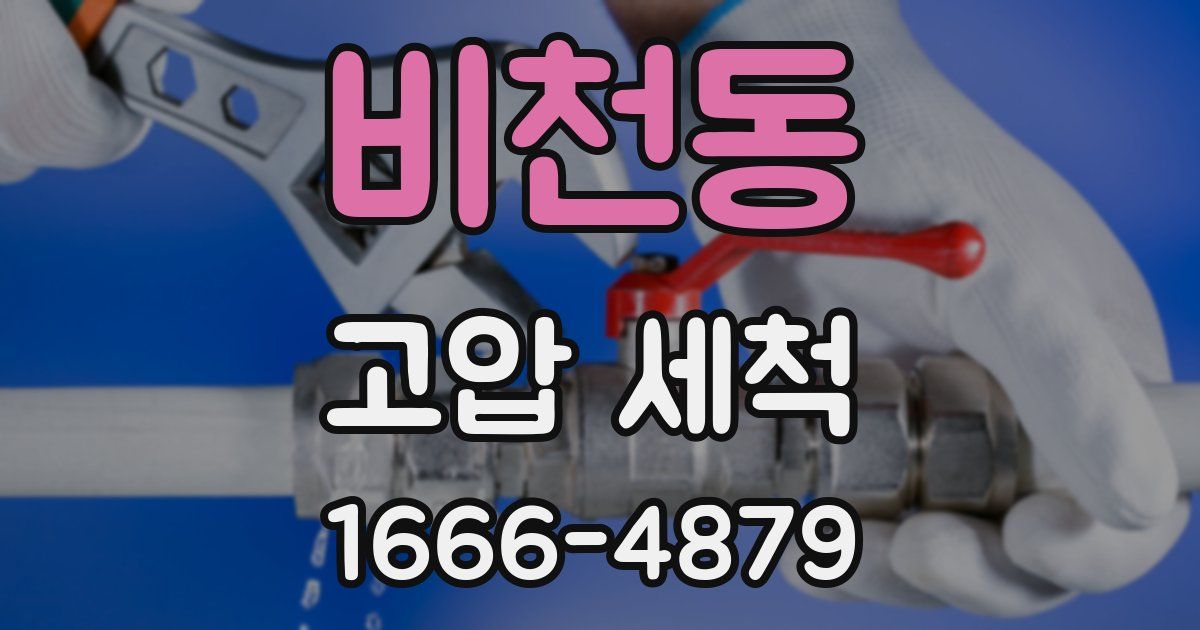 비천동 고압 세척