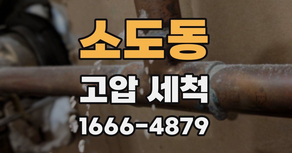 소도동 고압 세척