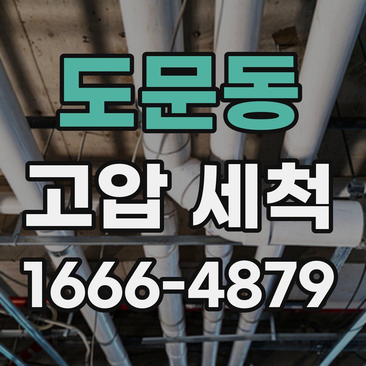 도문동 고압 세척