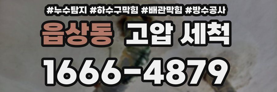 읍상동 고압 세척