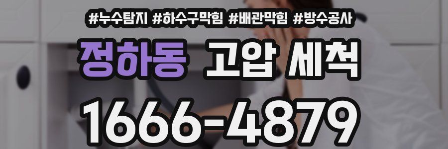 정하동 고압 세척