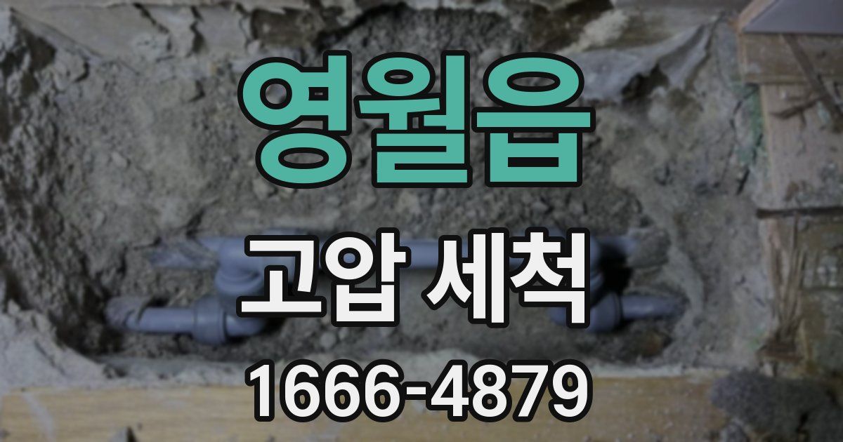 영월읍 고압 세척