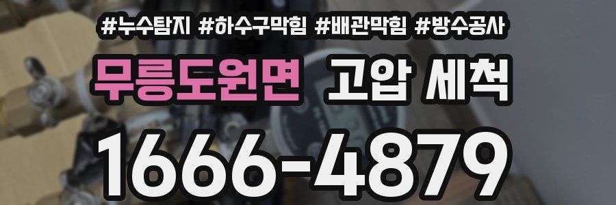 무릉도원면 고압 세척