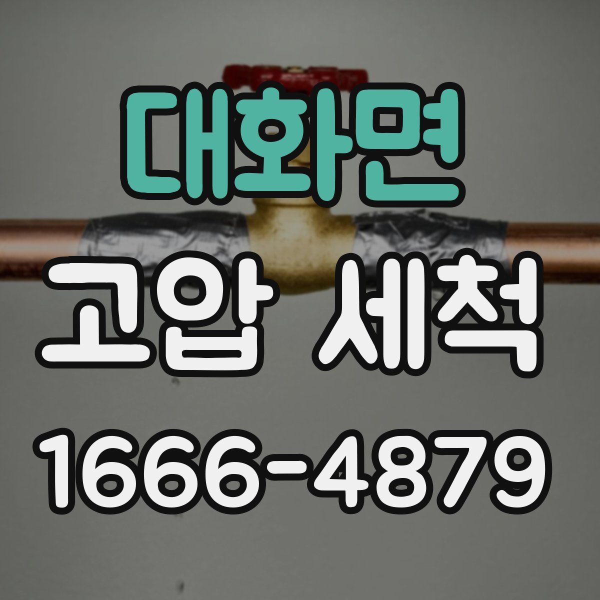 대화면 고압 세척