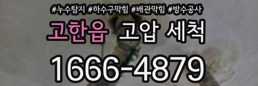 고한읍 고압 세척