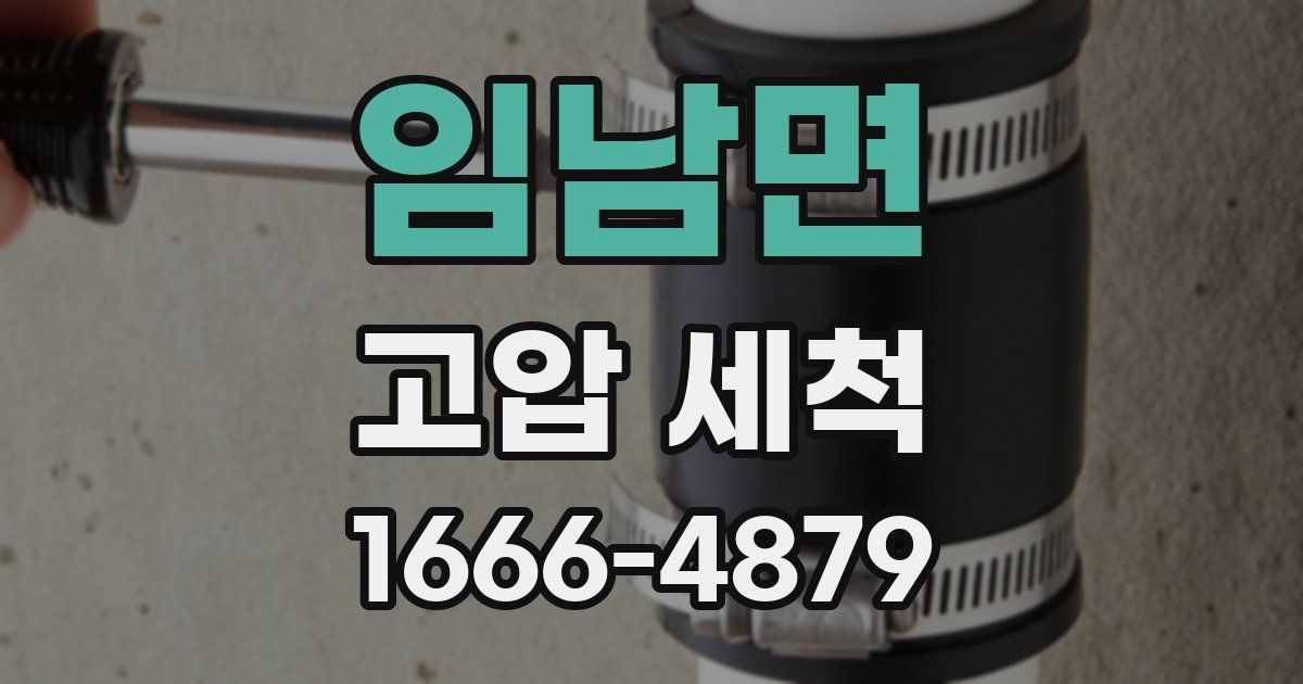 임남면 고압 세척