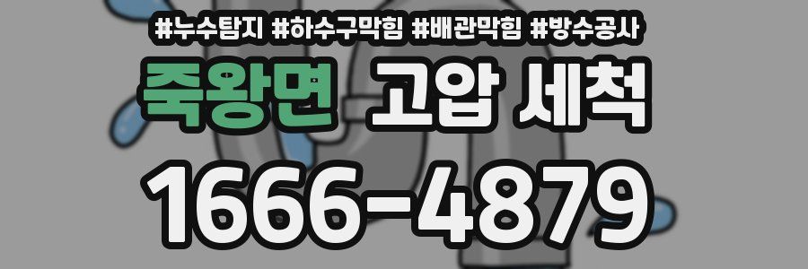 죽왕면 고압 세척