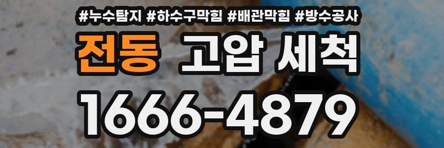 전동 고압 세척
