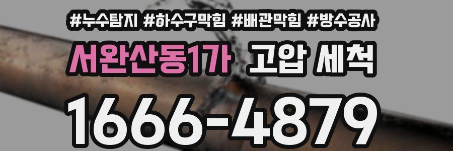 서완산동1가 고압 세척