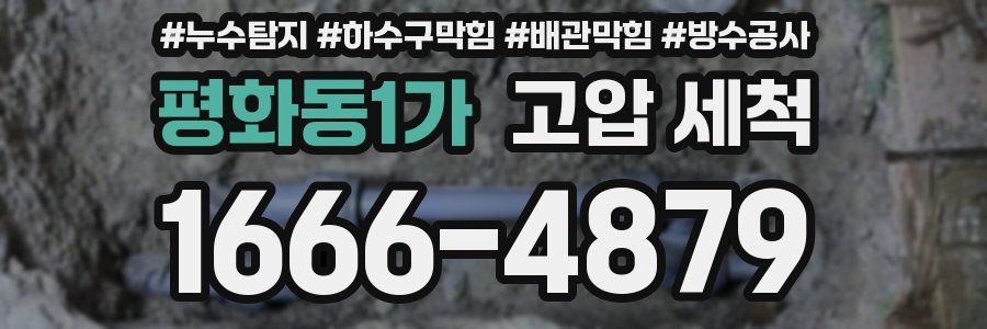 평화동1가 고압 세척