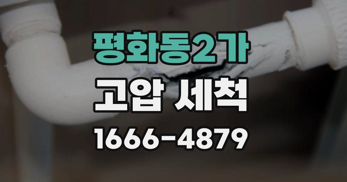 평화동2가 고압 세척