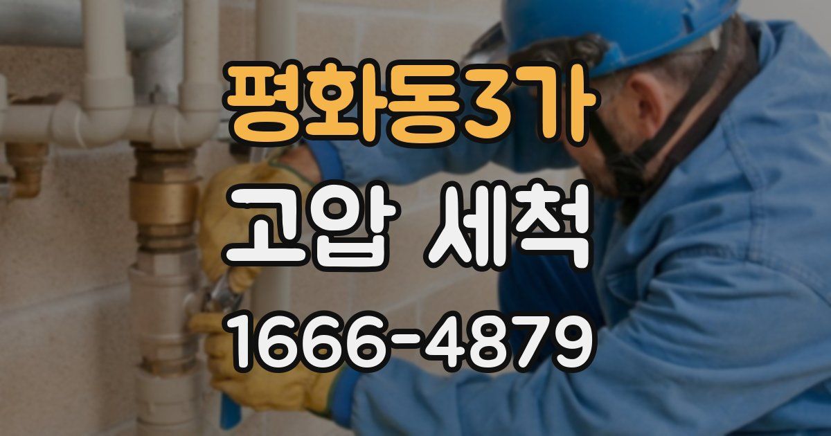 평화동3가 고압 세척