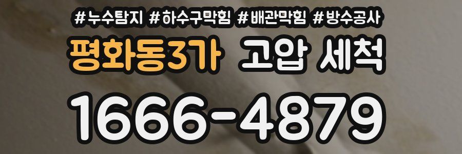 평화동3가 고압 세척