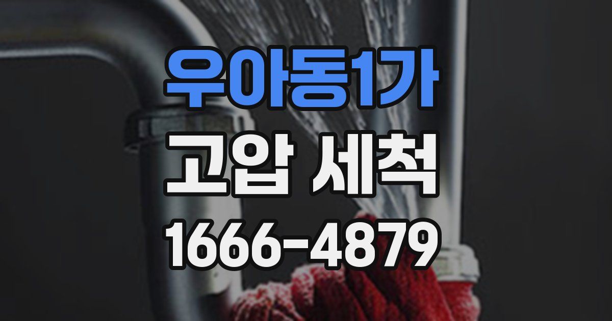 우아동1가 고압 세척