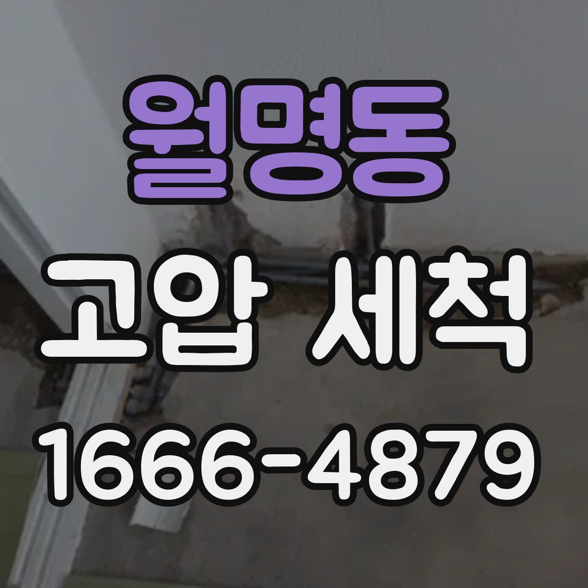 월명동 고압 세척