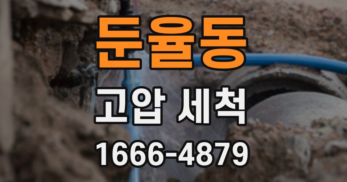 둔율동 고압 세척