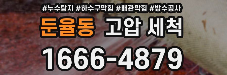 둔율동 고압 세척