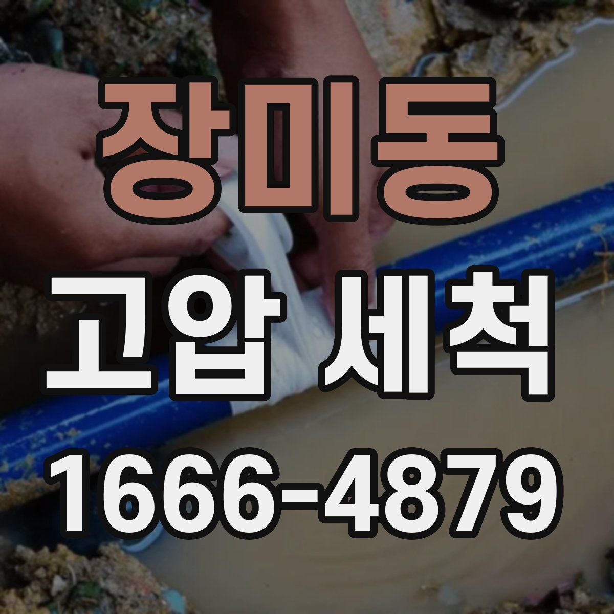 장미동 고압 세척