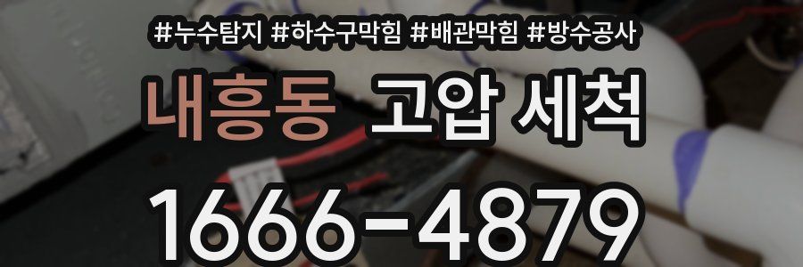 내흥동 고압 세척
