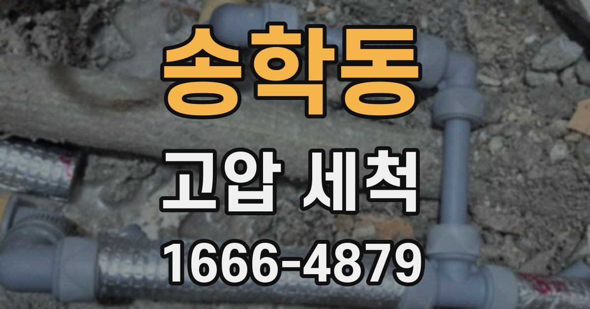 송학동 고압 세척