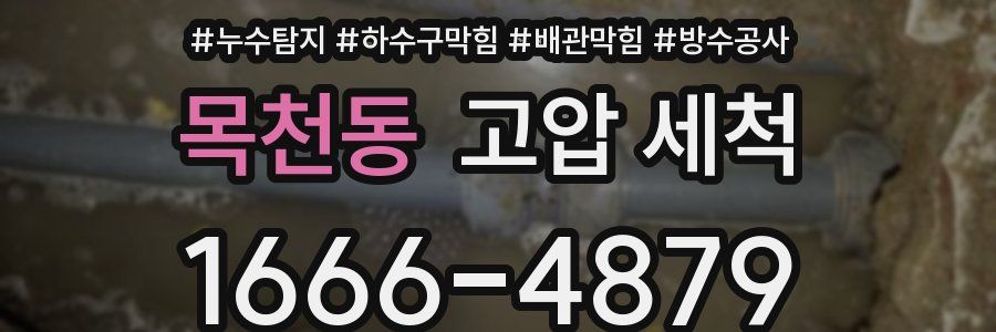 목천동 고압 세척