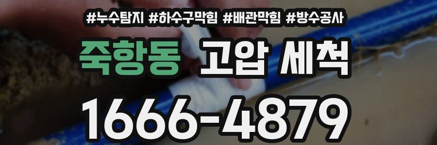 죽항동 고압 세척