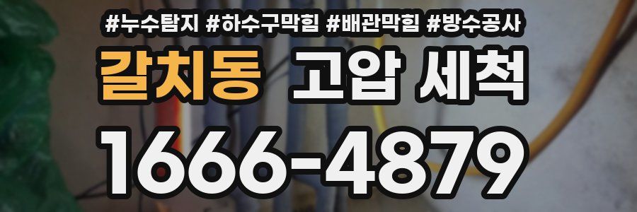 갈치동 고압 세척