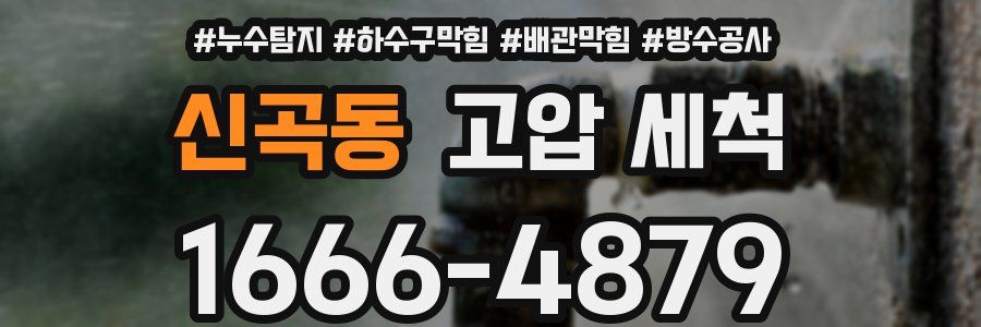 신곡동 고압 세척