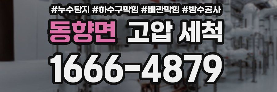동향면 고압 세척