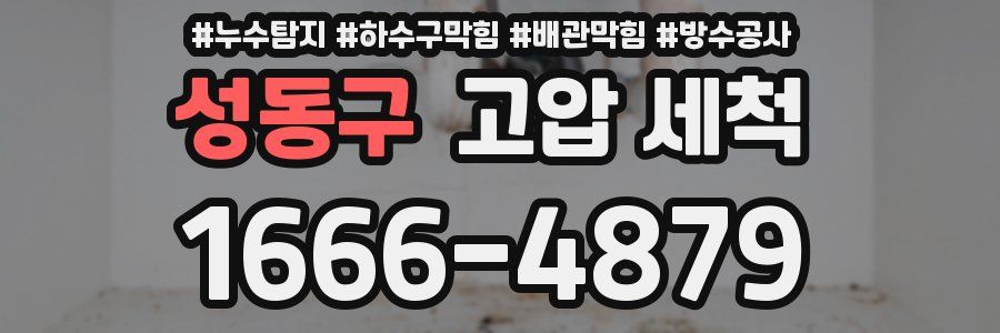성동구 고압 세척