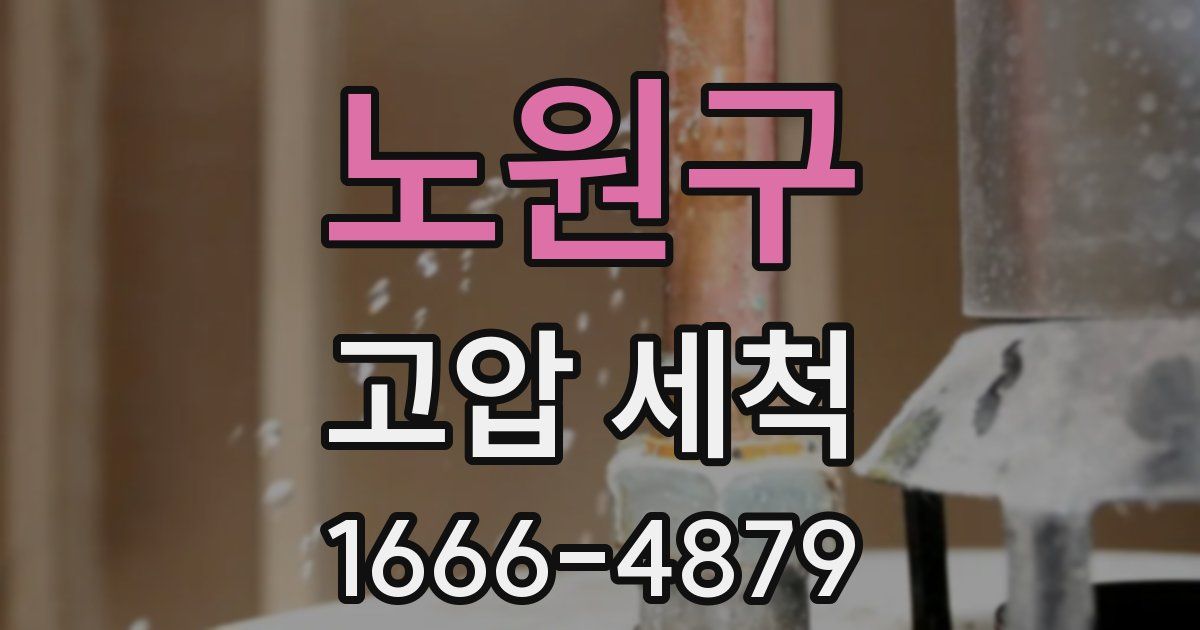 노원구 고압 세척