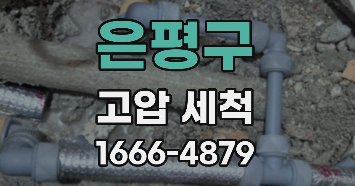 은평구 고압 세척