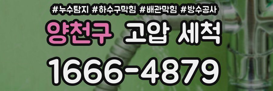 양천구 고압 세척