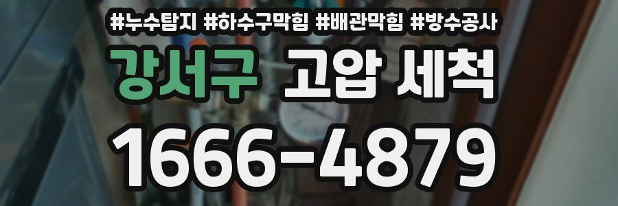 강서구 고압 세척