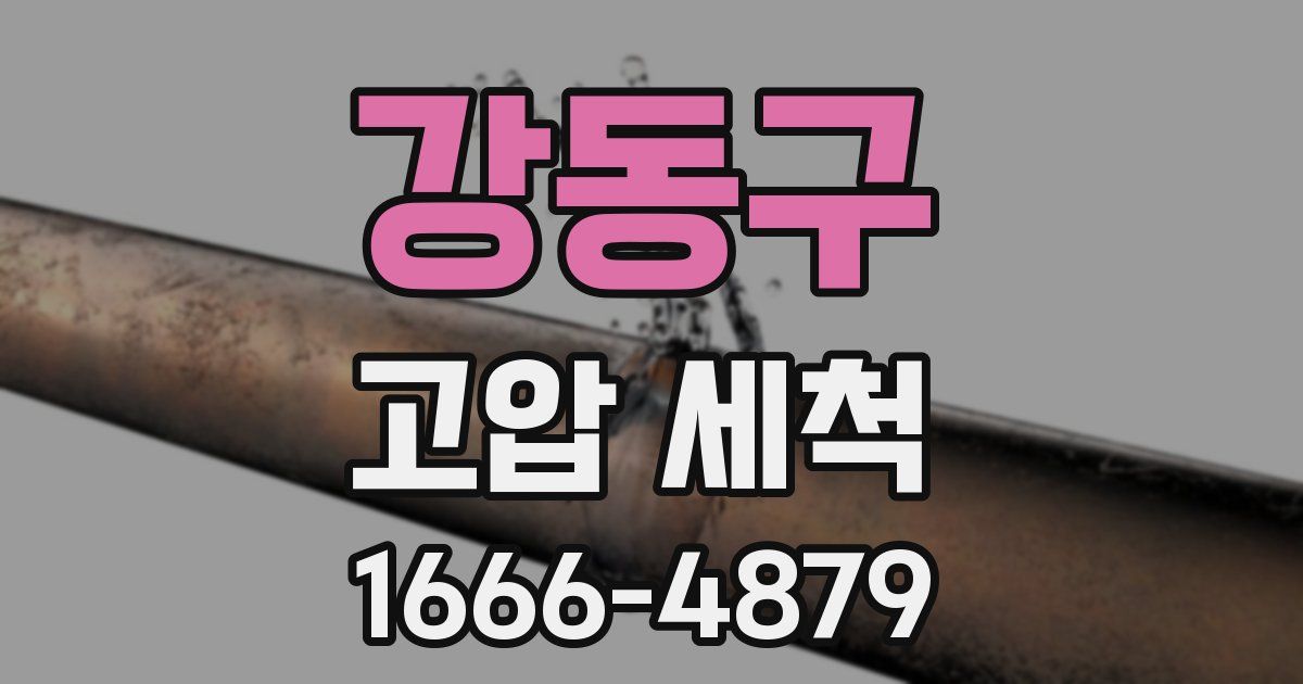 강동구 고압 세척