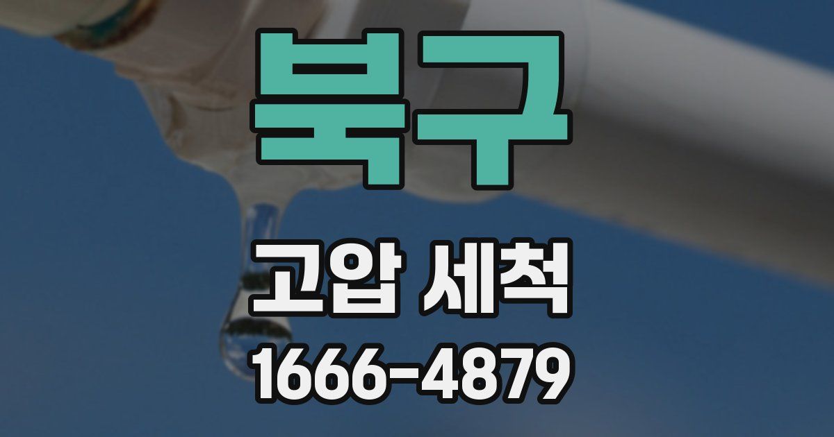 북구 고압 세척