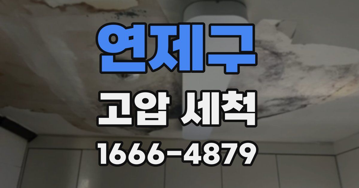연제구 고압 세척