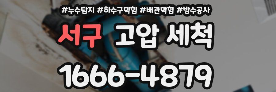 서구 고압 세척