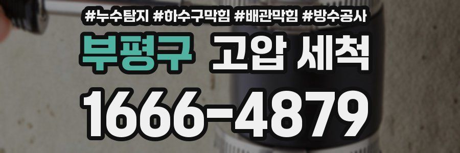 부평구 고압 세척