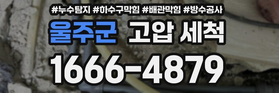 울주군 고압 세척