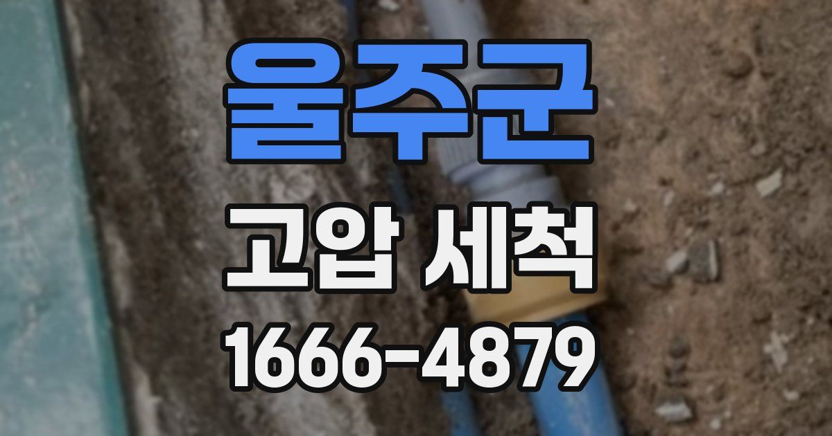 울주군 고압 세척