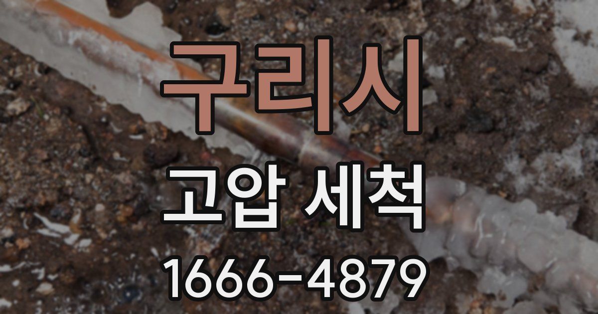 구리시 고압 세척